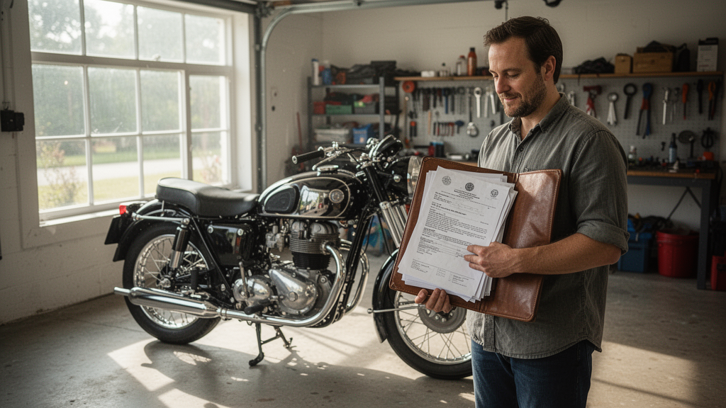 Benefícios de importar uma moto antiga com regularização correta