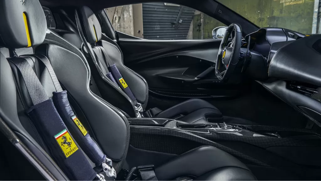 Interior Ferrari 296 GTB Novitec